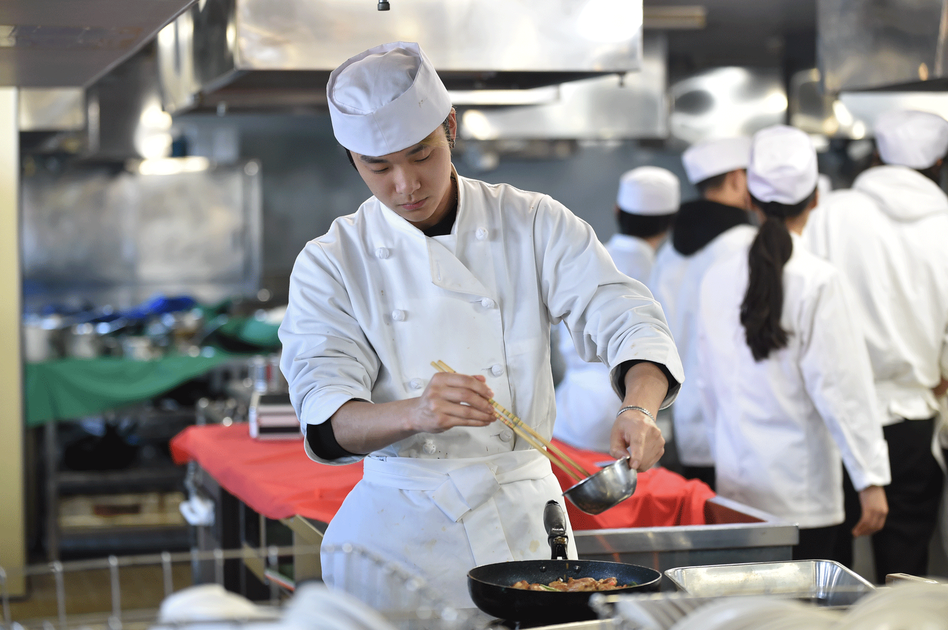 調理実習の様子